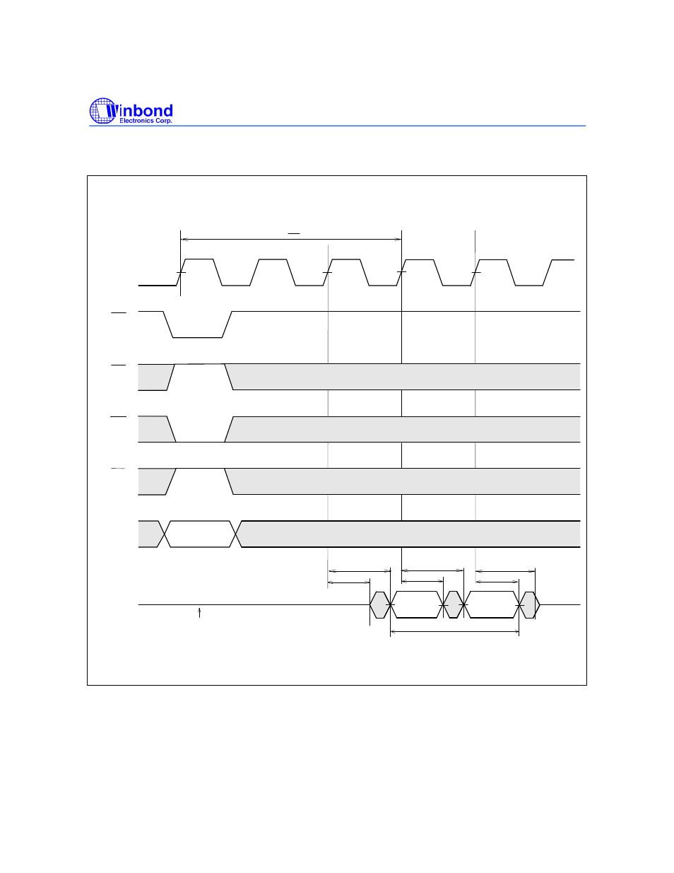 Read timing | Rainbow Electronics W9825G6CH User Manual | Page 17 / 43