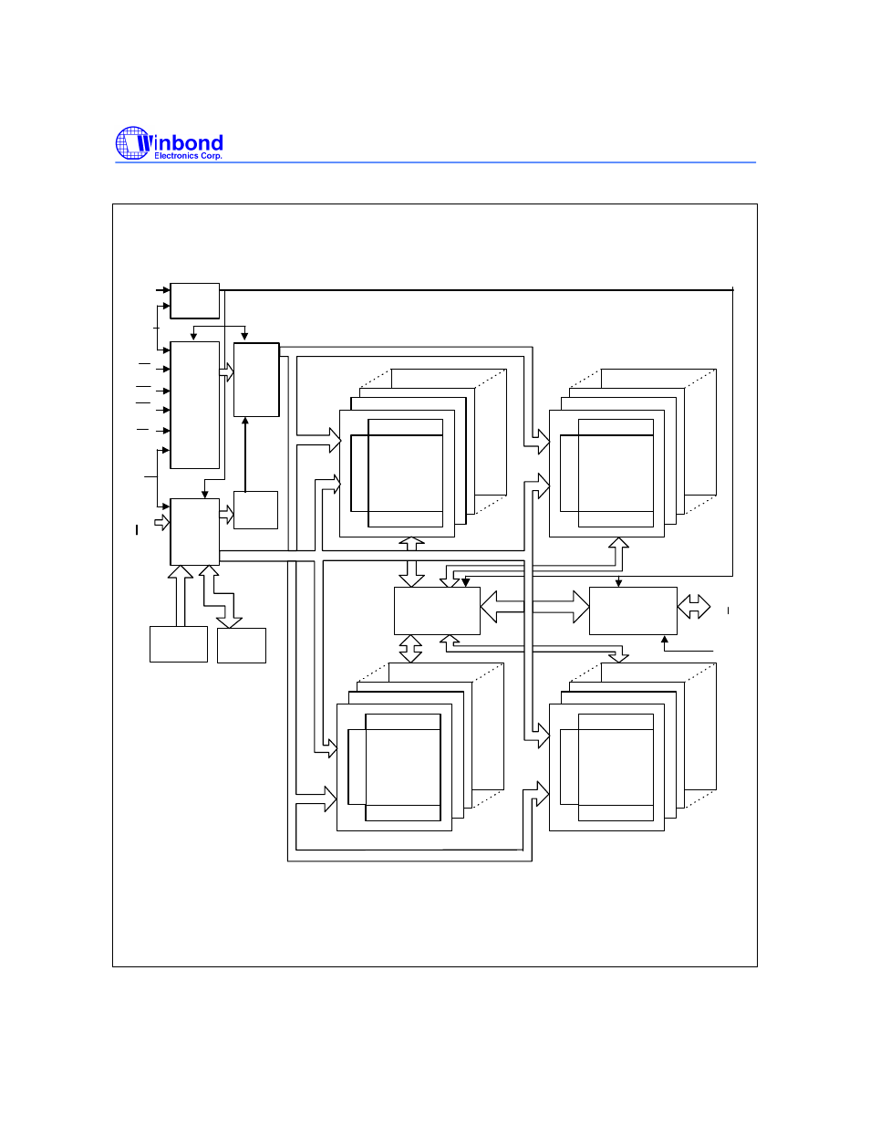 Block diagram | Rainbow Electronics W9825G6CH User Manual | Page 4 / 43