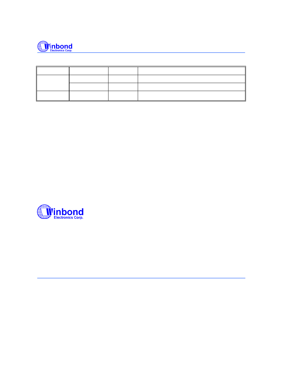 Reversion history | Rainbow Electronics W9825G6CH User Manual | Page 43 / 43