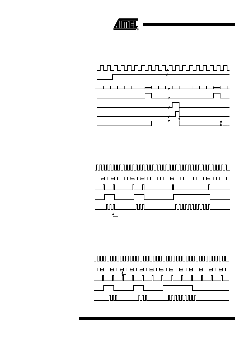 Timer 2 output mode 2, Timer 2 output mode 3, Toggle mode c | Figure 43, Timer 2 output mode 2 duty cycle burst generator 1, Figure 44, Timer 2 output mode 3 duty cycle burst generator 2, Figure 45 | Rainbow Electronics T48C862-R4 User Manual | Page 48 / 107