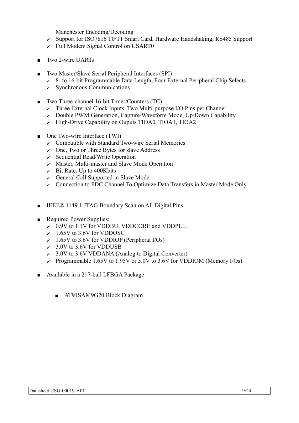 Rainbow Electronics SBC35-A9G20-C11 User Manual | Page 9 / 24