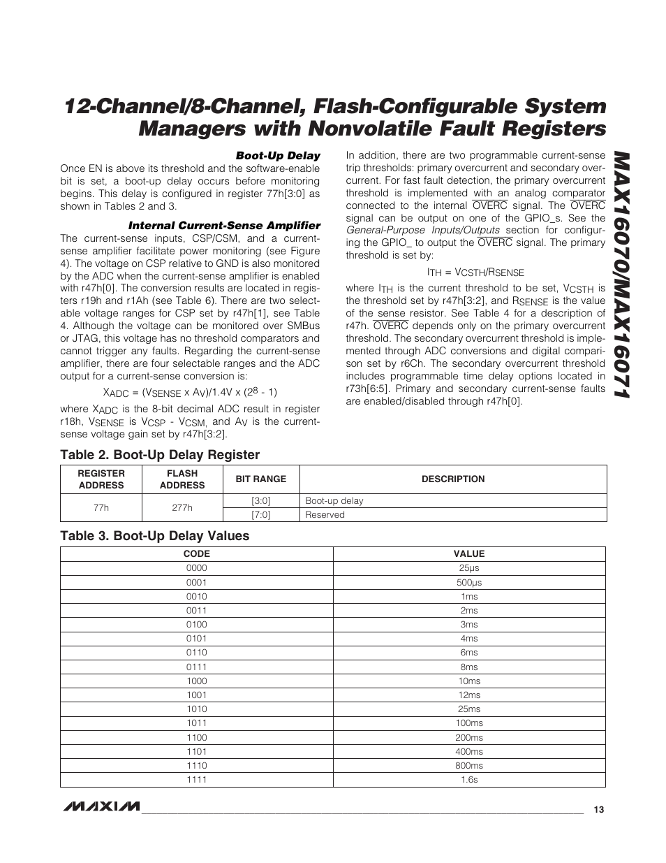 Rainbow Electronics MAX16071 User Manual | Page 13 / 51