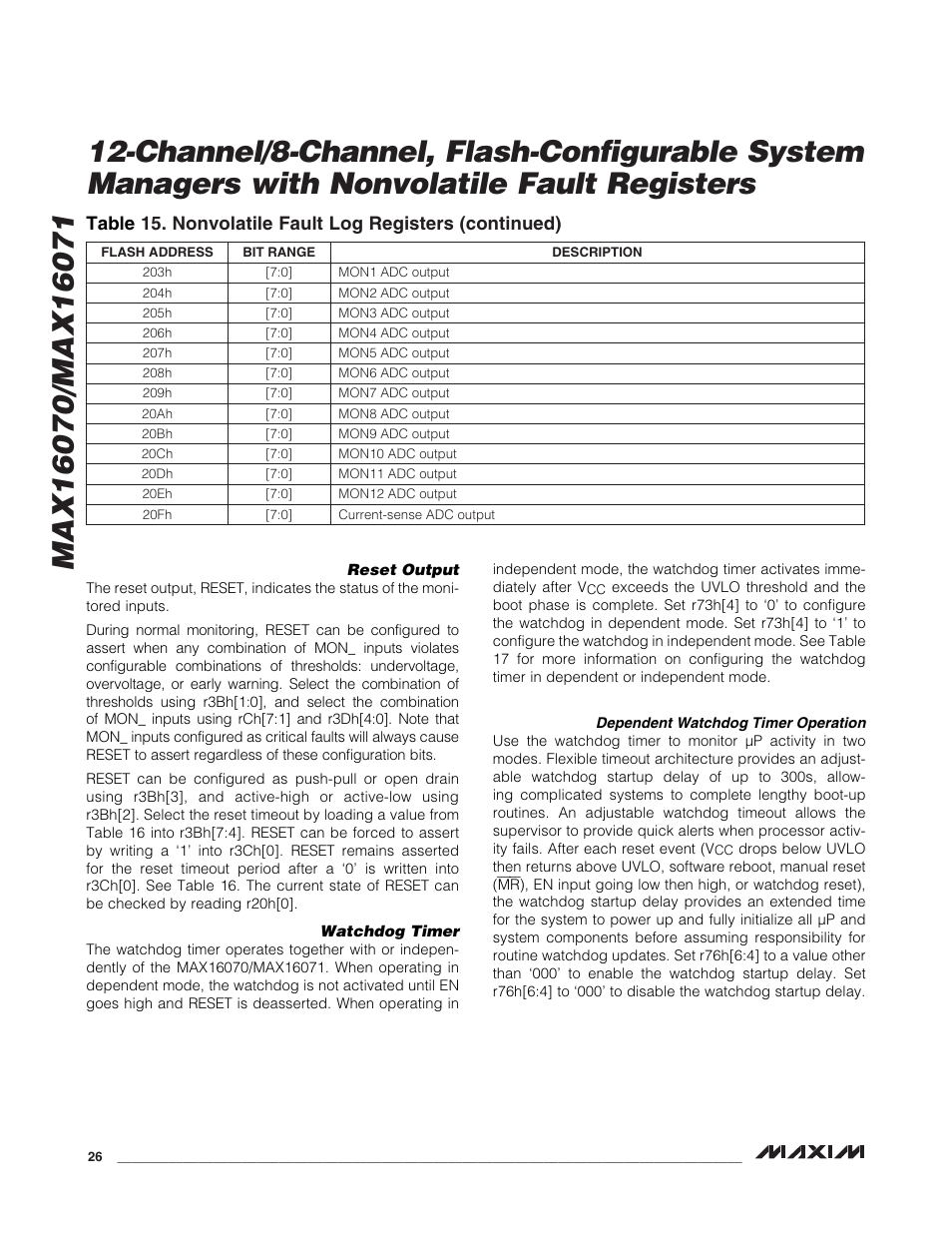 Rainbow Electronics MAX16071 User Manual | Page 26 / 51