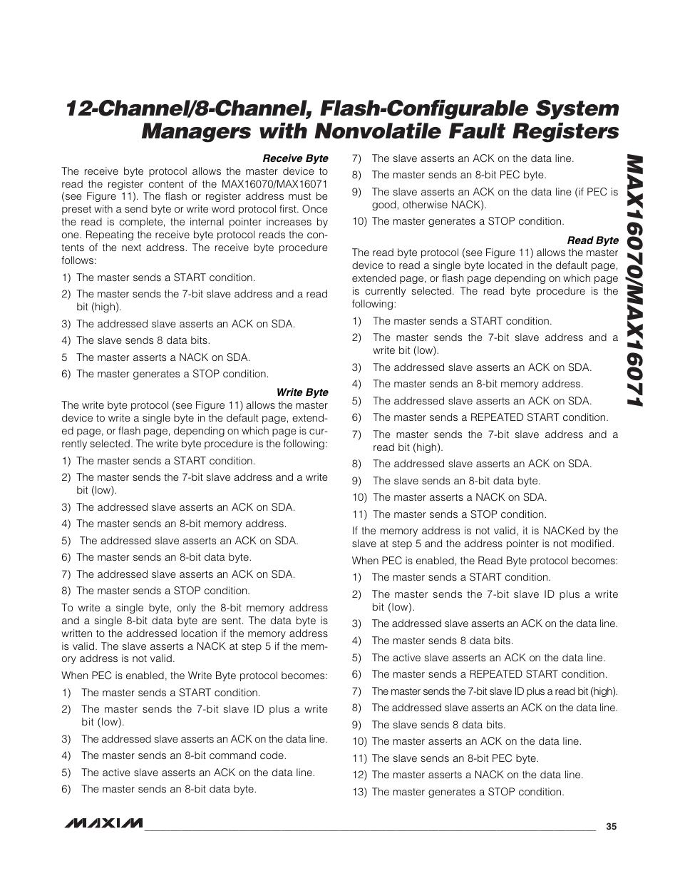 Rainbow Electronics MAX16071 User Manual | Page 35 / 51