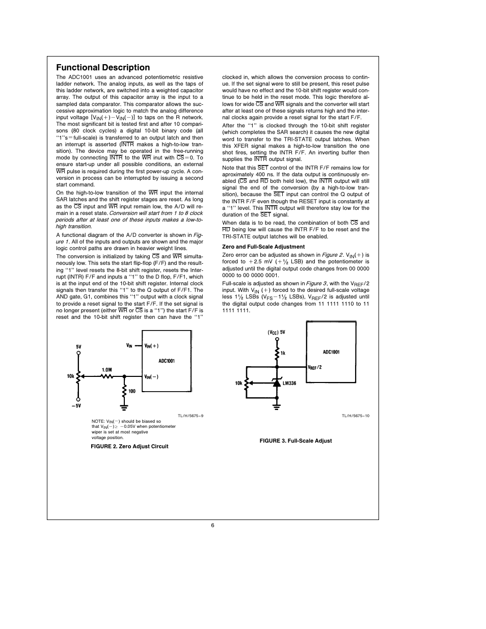 Functional description | Rainbow Electronics ADC1001 User Manual | Page 6 / 8