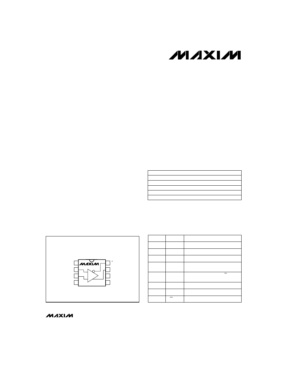 Rainbow Electronics MXL1116 User Manual | 4 pages