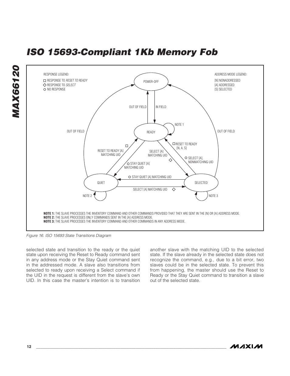 Rainbow Electronics MAX66120 User Manual | Page 12 / 24