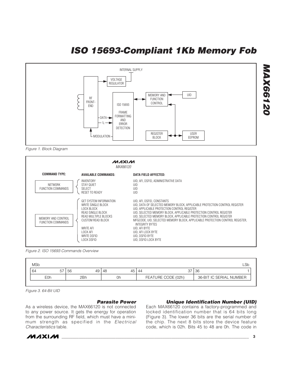 Rainbow Electronics MAX66120 User Manual | Page 3 / 24