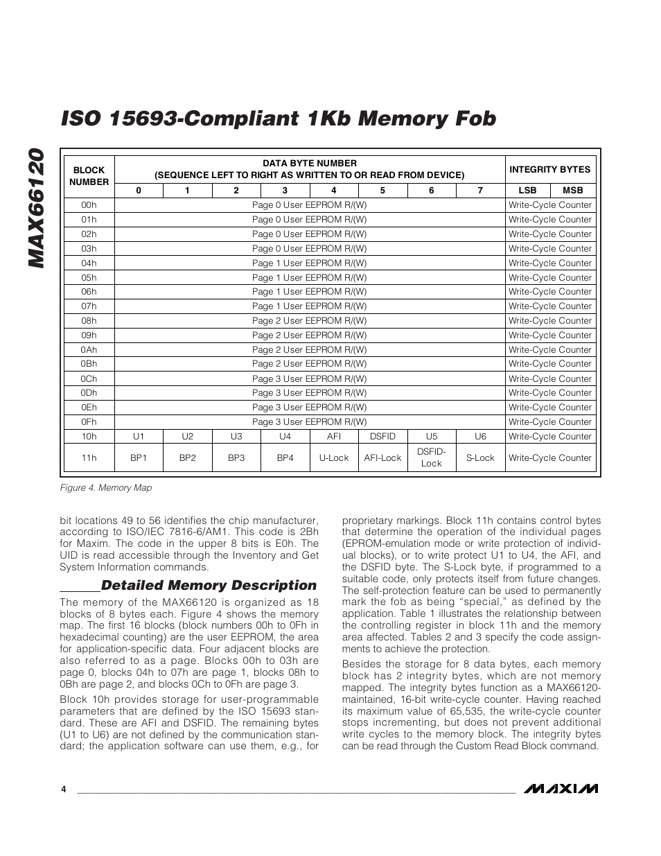 Rainbow Electronics MAX66120 User Manual | Page 4 / 24