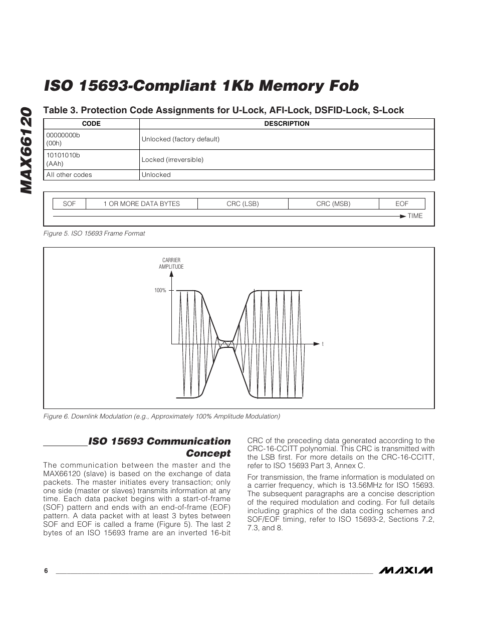 Rainbow Electronics MAX66120 User Manual | Page 6 / 24