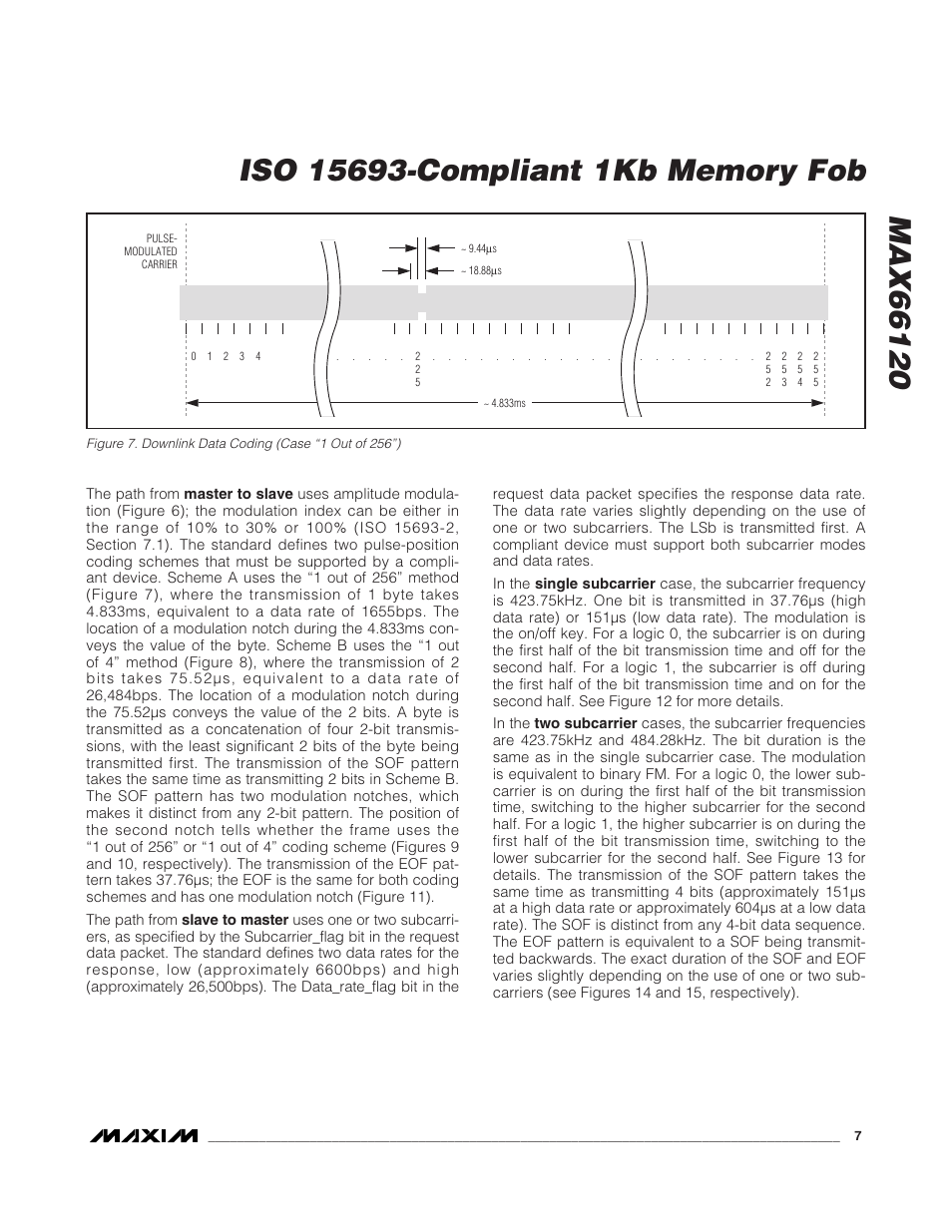 Rainbow Electronics MAX66120 User Manual | Page 7 / 24