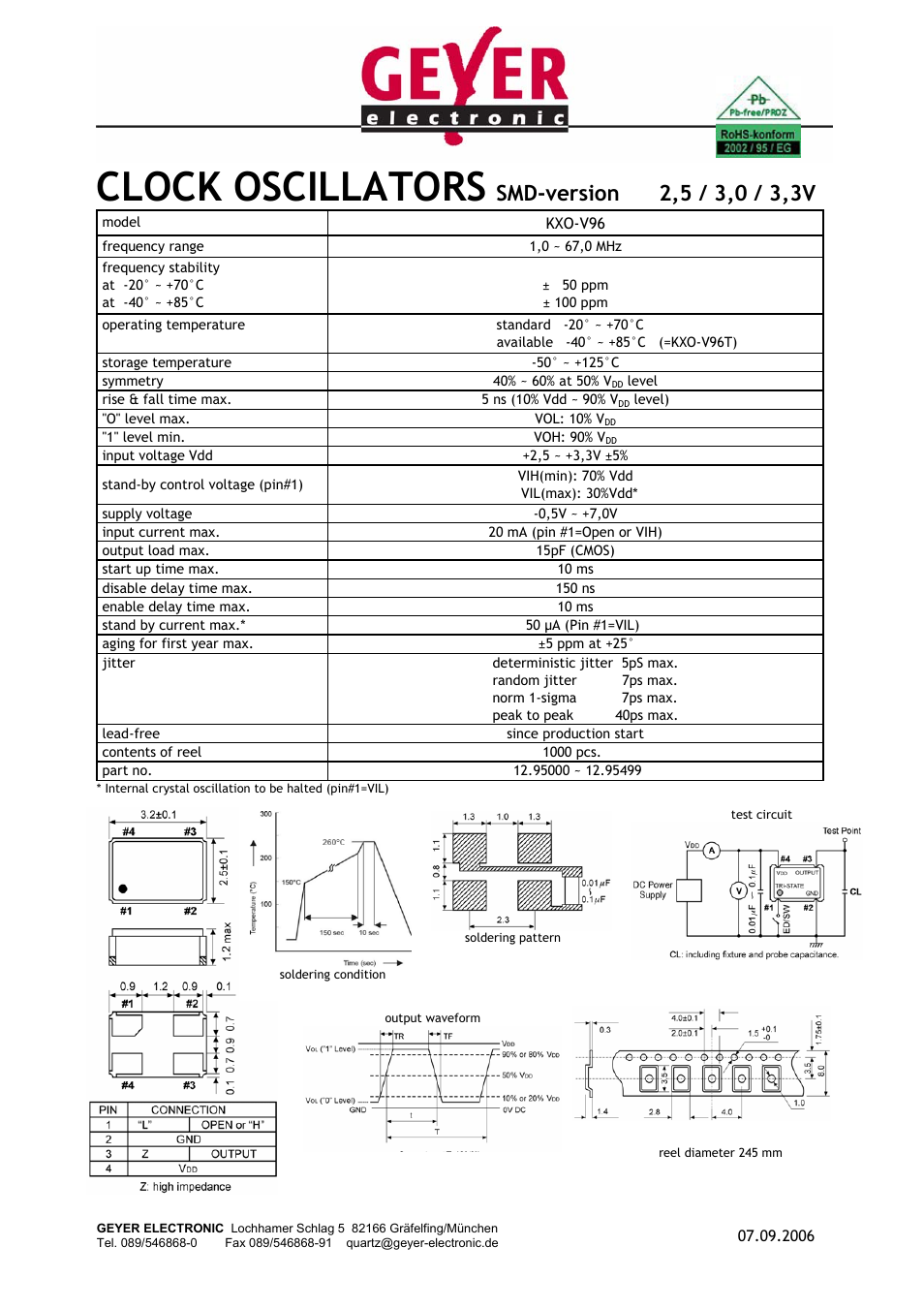 Rainbow Electronics KXО-V96 User Manual | 1 page