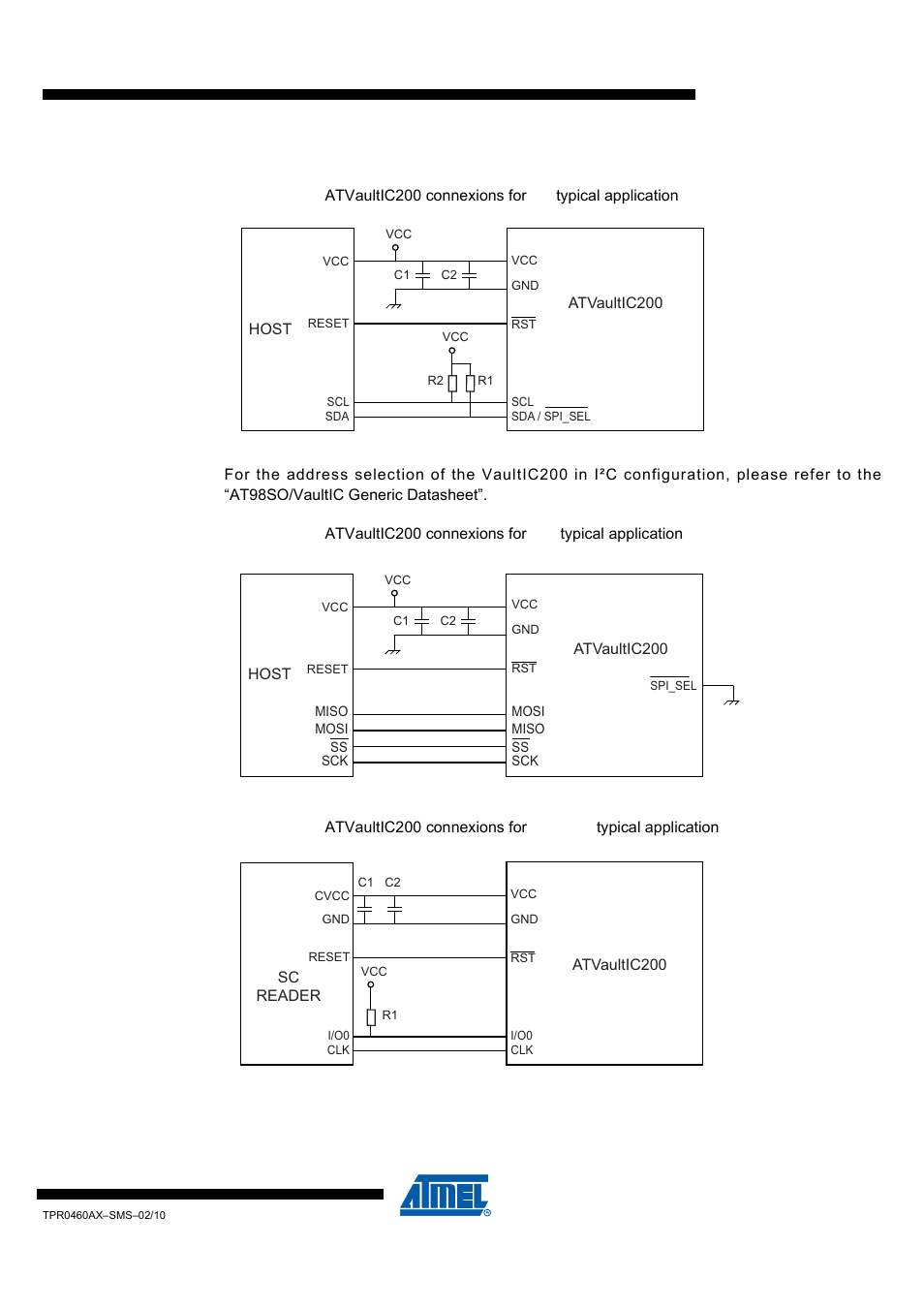 5 connexions for typical application, Atvaultic200 | Rainbow Electronics ATVaultIC200 User Manual | Page 15 / 26