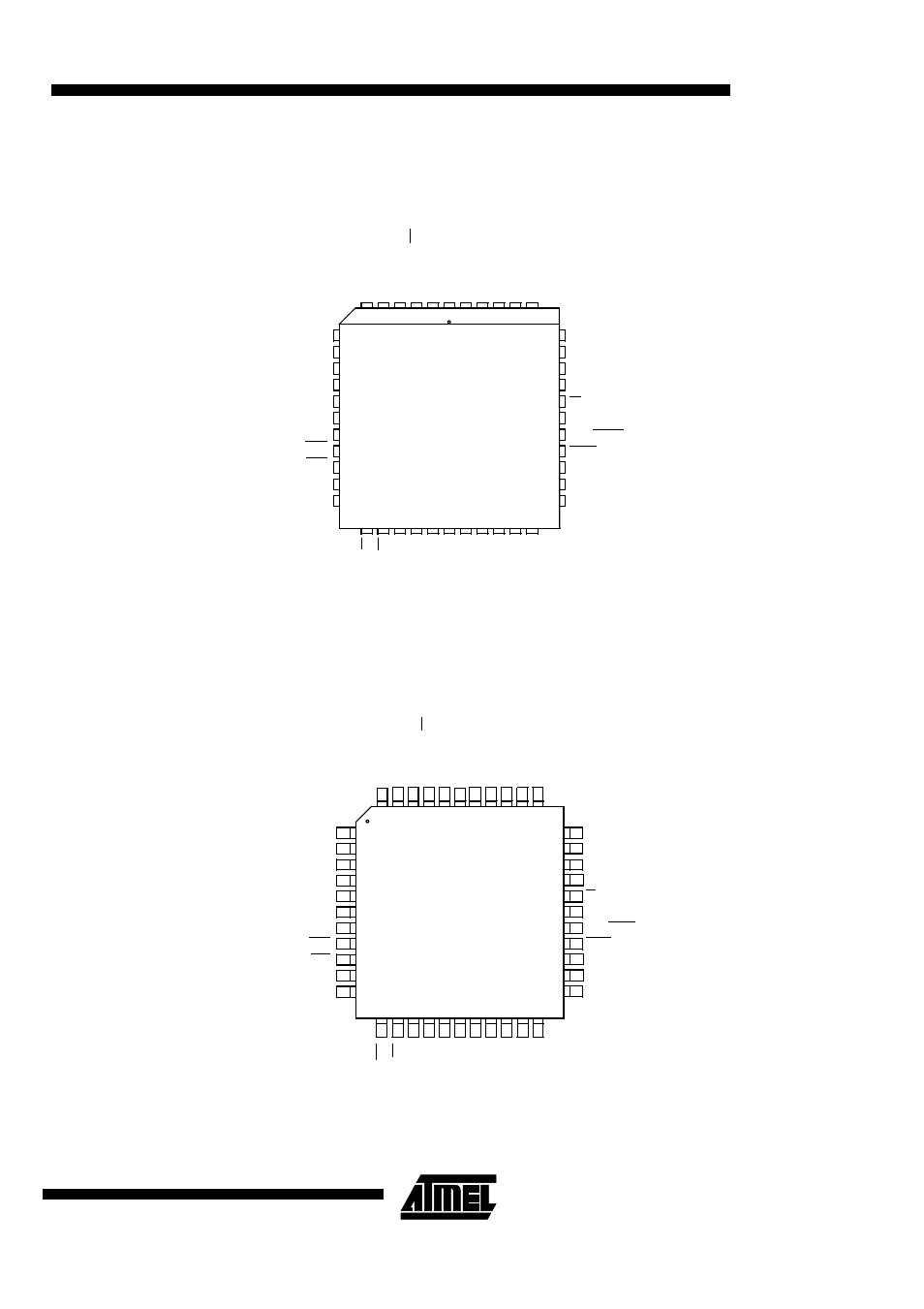Pin configurations, Plcc44, Vqfp44 1.4 | Rainbow Electronics T89C51IC2 User Manual | Page 5 / 10