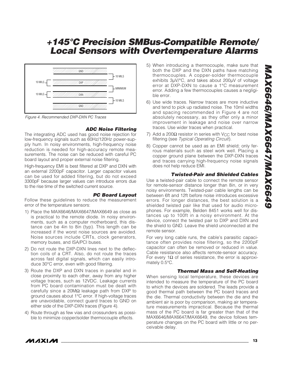 Rainbow Electronics MAX6649 User Manual | Page 13 / 16