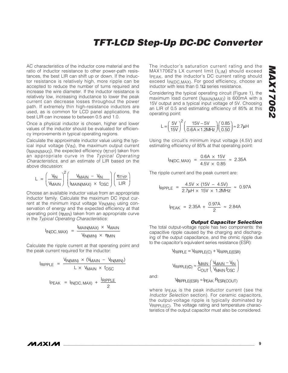 Rainbow Electronics MAX17062 User Manual | Page 9 / 14