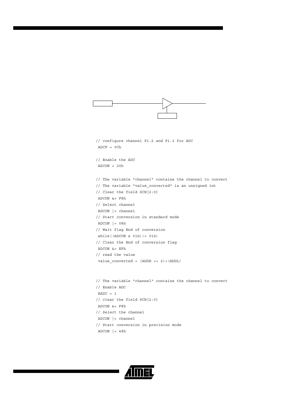 6 adc standby mode, 7 it adc management, 8 routines examples | Rainbow Electronics T89C51AC2 User Manual | Page 83 / 110