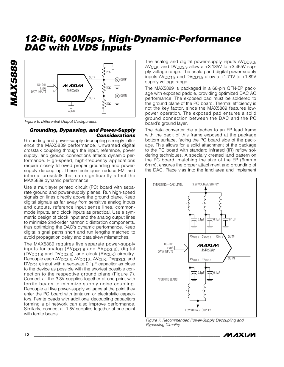 Max5889 | Rainbow Electronics MAX5889 User Manual | Page 12 / 15