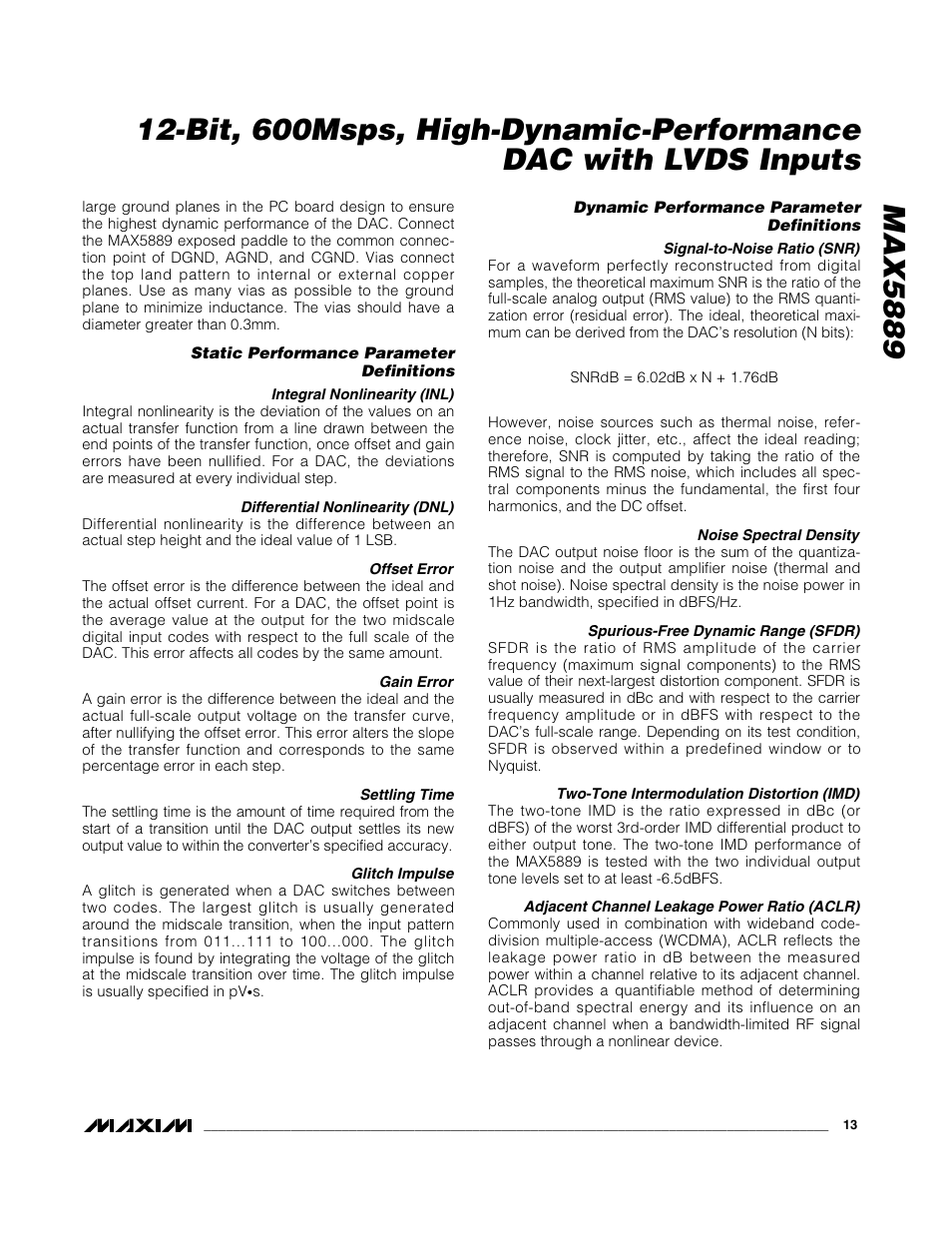 Rainbow Electronics MAX5889 User Manual | Page 13 / 15