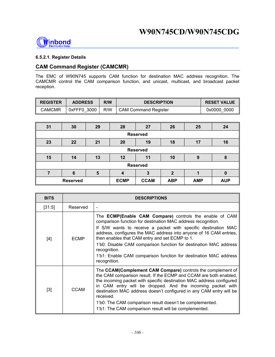 Rainbow Electronics W90N745CDG User Manual | Page 111 / 420