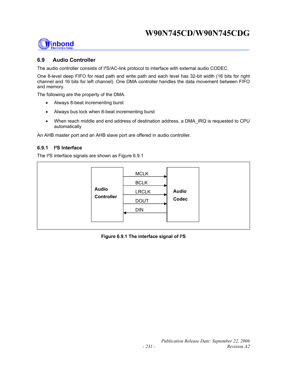 Rainbow Electronics W90N745CDG User Manual | Page 236 / 420