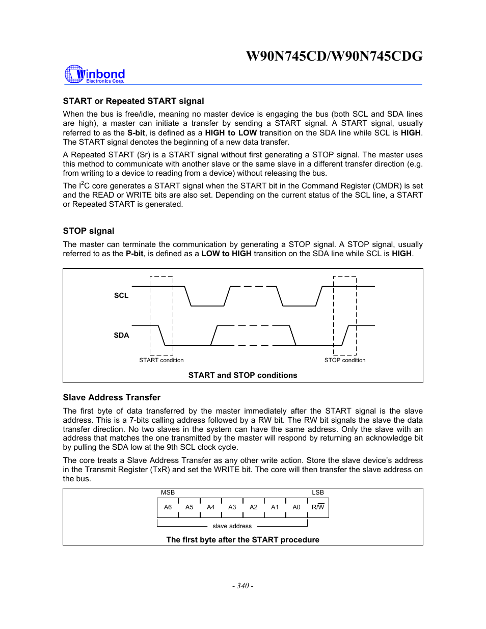 Rainbow Electronics W90N745CDG User Manual | Page 344 / 420