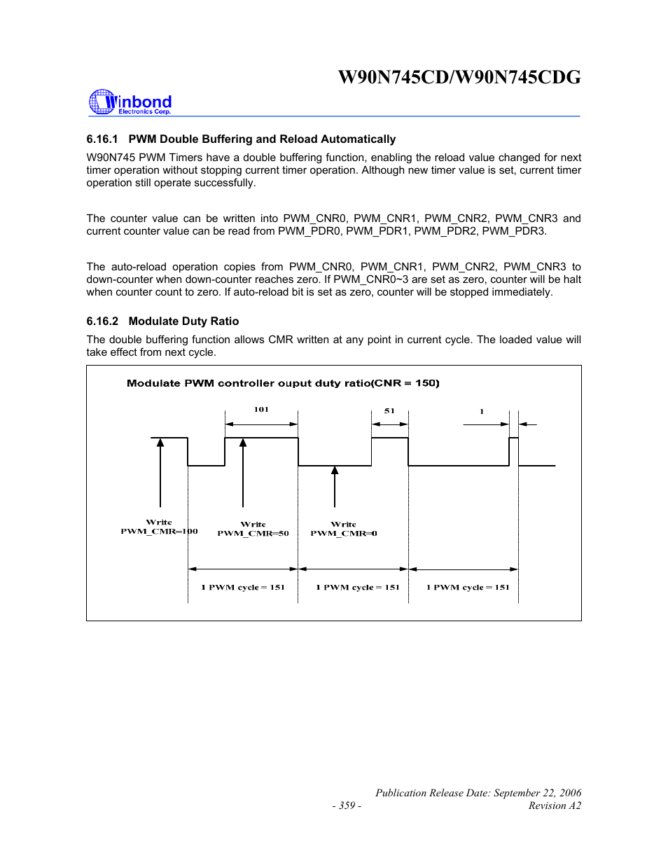 Rainbow Electronics W90N745CDG User Manual | Page 363 / 420