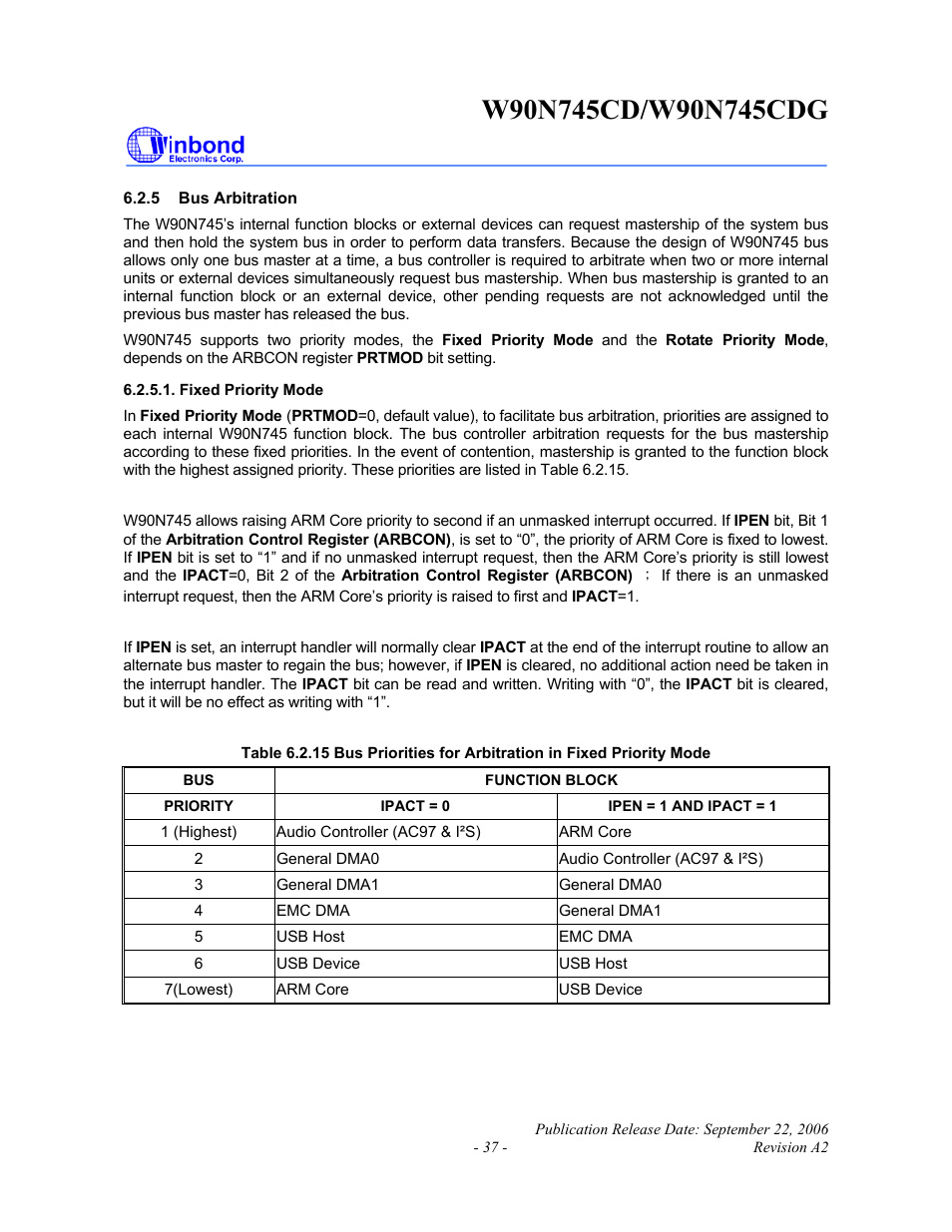 Rainbow Electronics W90N745CDG User Manual | Page 42 / 420