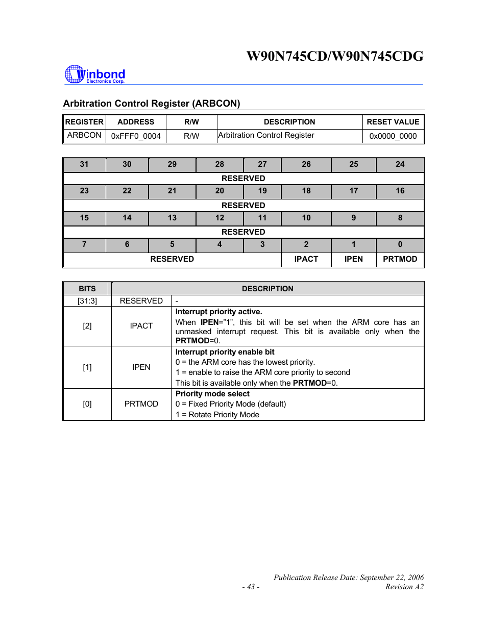 Rainbow Electronics W90N745CDG User Manual | Page 48 / 420