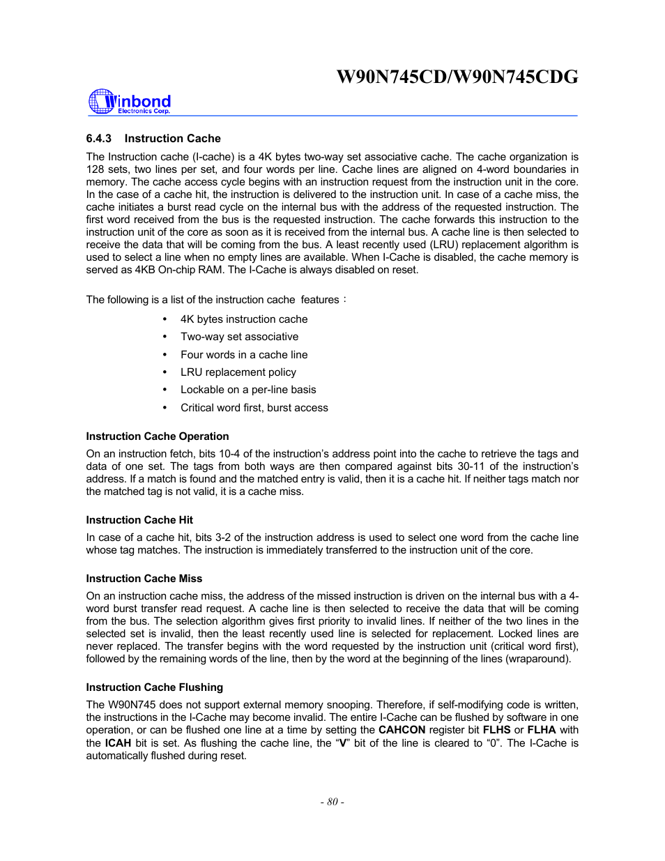 Rainbow Electronics W90N745CDG User Manual | Page 85 / 420