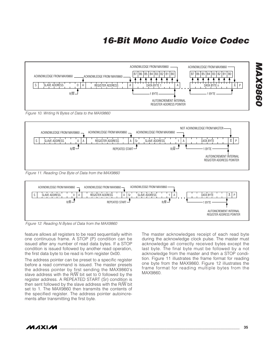 Rainbow Electronics MAX9860 User Manual | Page 35 / 39