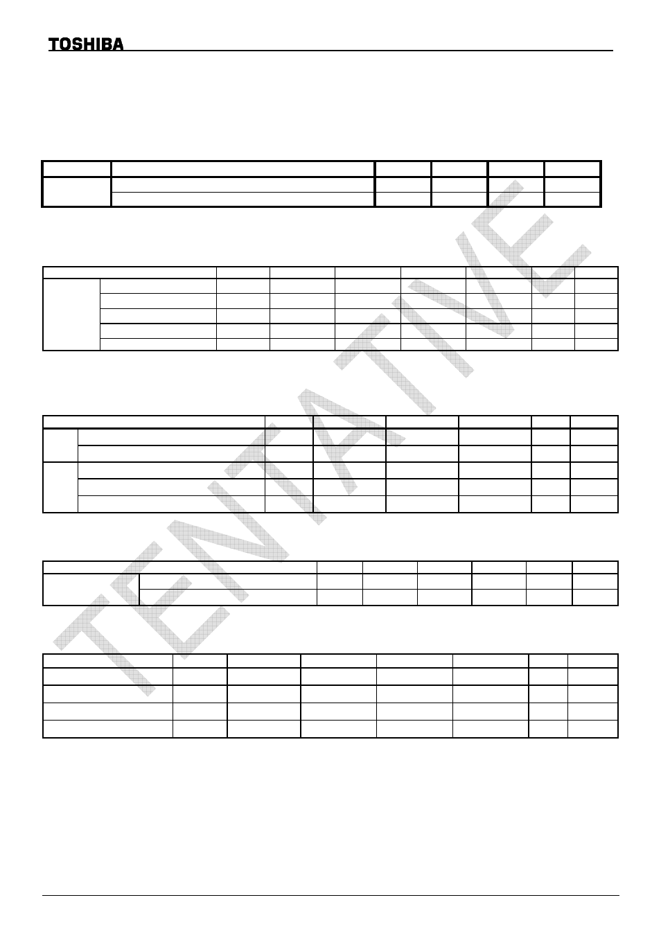 Electrical characteristics, Extclk, Scl and sda | Dout0 to dout7, dclk, hd and vd, Reset | Rainbow Electronics DAB-CAM-C01 User Manual | Page 23 / 27