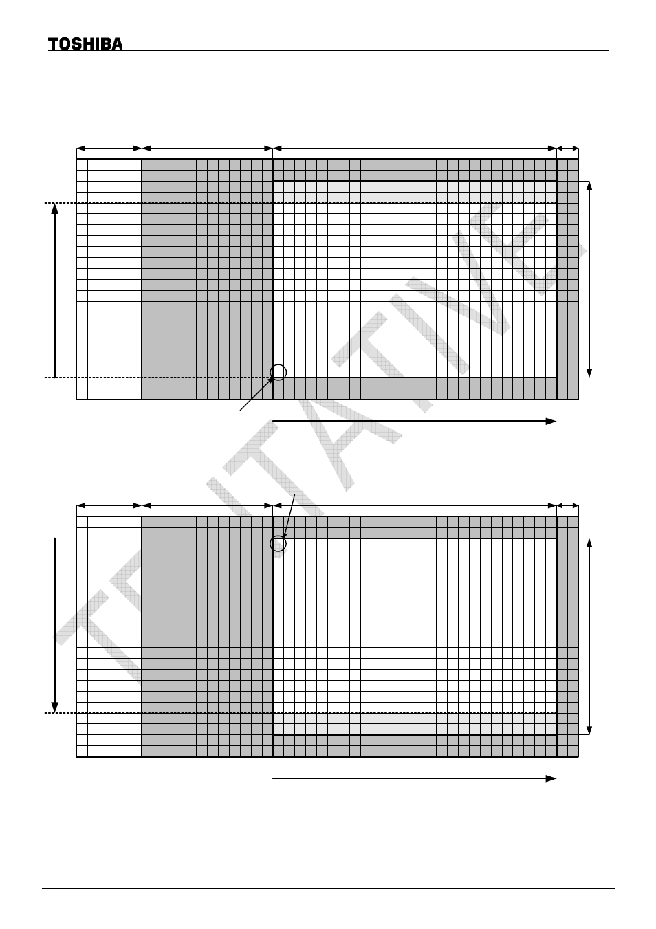 Pixel arrangement, V_inv=0, V_inv =1 (vertical flip mode) | Rainbow Electronics DAB-CAM-C01 User Manual | Page 7 / 27