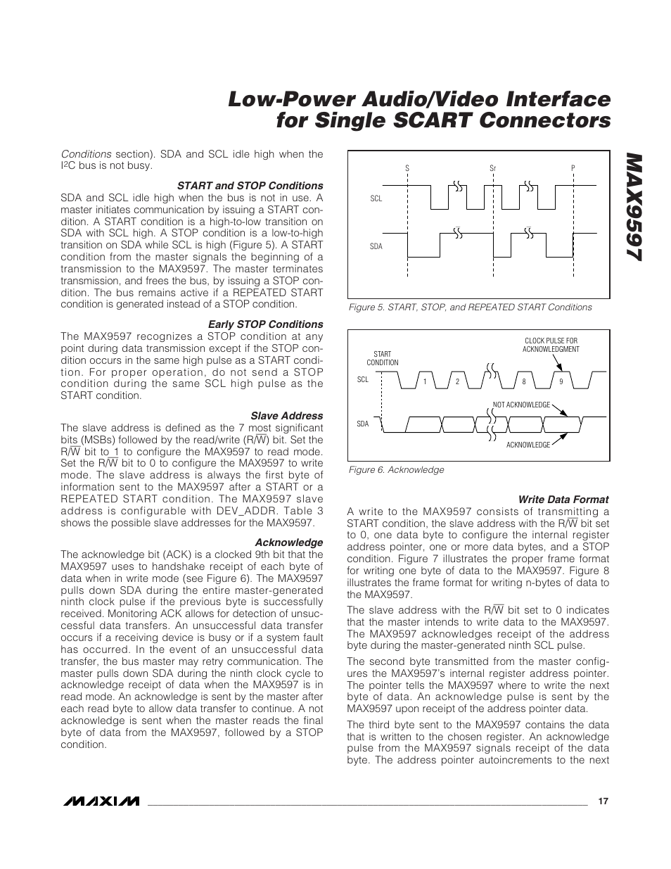 Rainbow Electronics MAX9597 User Manual | Page 17 / 32