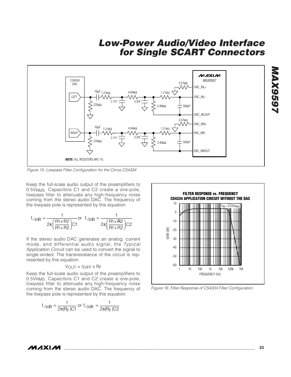 Rainbow Electronics MAX9597 User Manual | Page 23 / 32