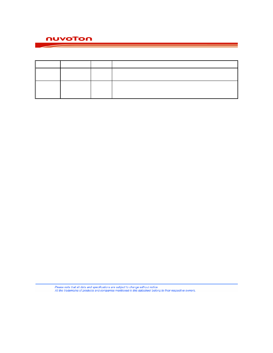 Rainbow Electronics W79E8213R User Manual | Page 96 / 96