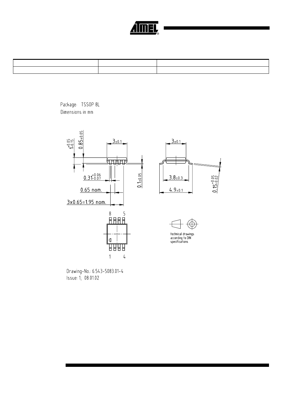 T5754, Package information ordering information | Rainbow Electronics T5754 User Manual | Page 10 / 11