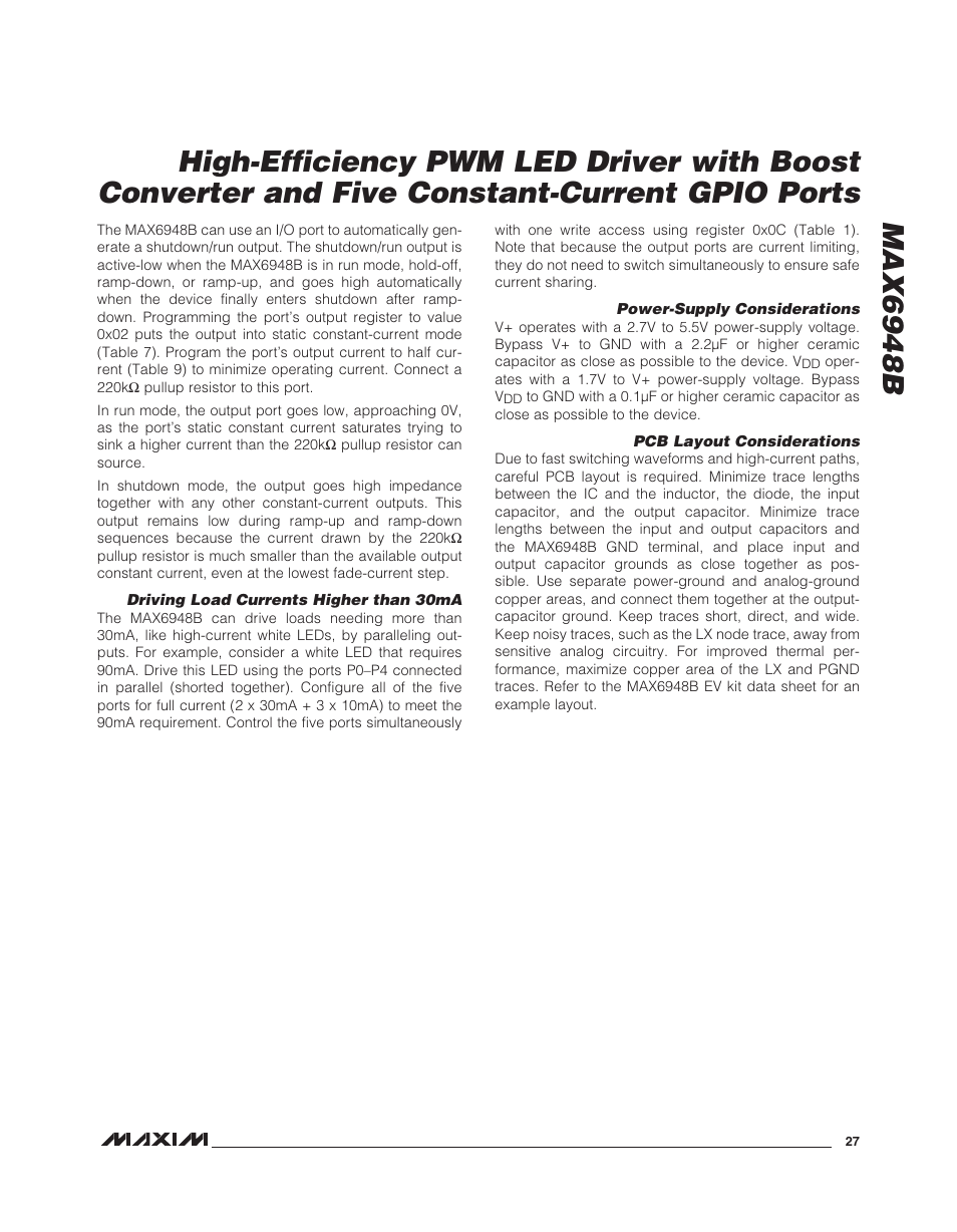 Max6948b | Rainbow Electronics MAX6948B User Manual | Page 27 / 28