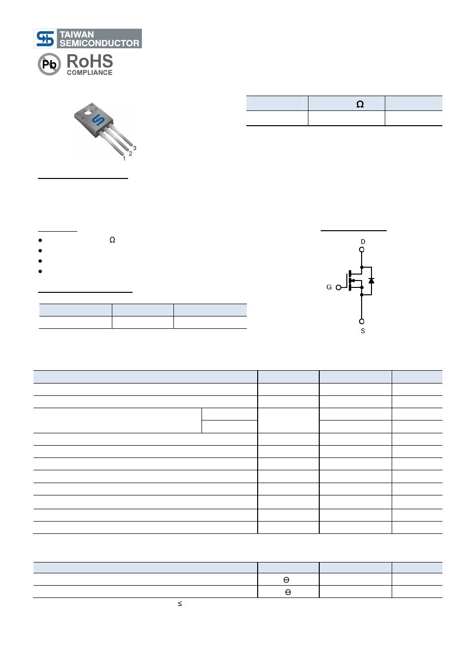 Rainbow Electronics TSM12N65 User Manual | 8 pages