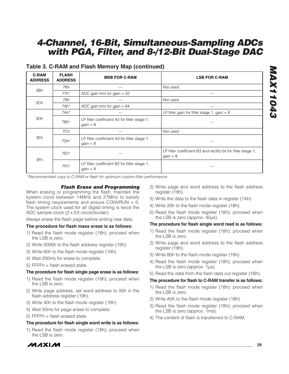 Rainbow Electronics MAX11043 User Manual | Page 29 / 32