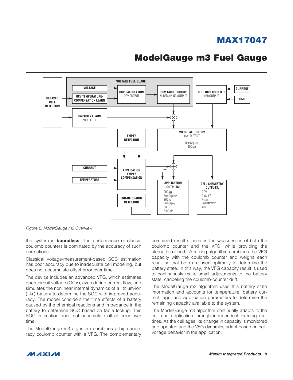 Figure 2. modelgauge m3 overview | Rainbow Electronics MAX17047 User Manual | Page 9 / 46