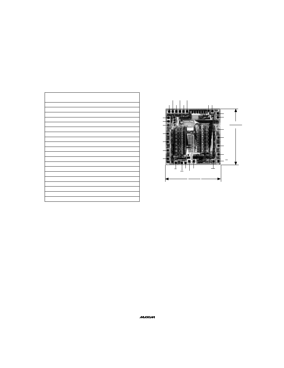 Chip topography _ordering information (continued) | Rainbow Electronics MX7828 User Manual | Page 12 / 12