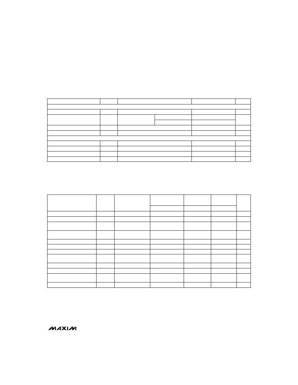 Electrical characteristics | Rainbow Electronics MX7828 User Manual | Page 3 / 12