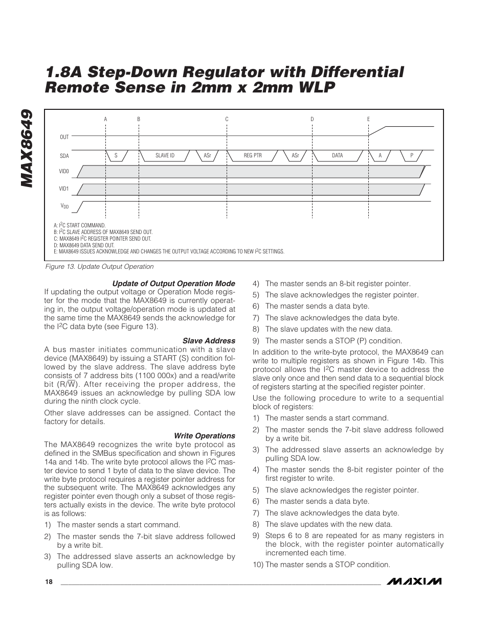 Rainbow Electronics MAX8649 User Manual | Page 18 / 31