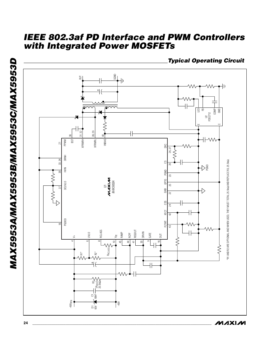 Typical operating circuit | Rainbow Electronics MAX5953D User Manual | Page 24 / 27