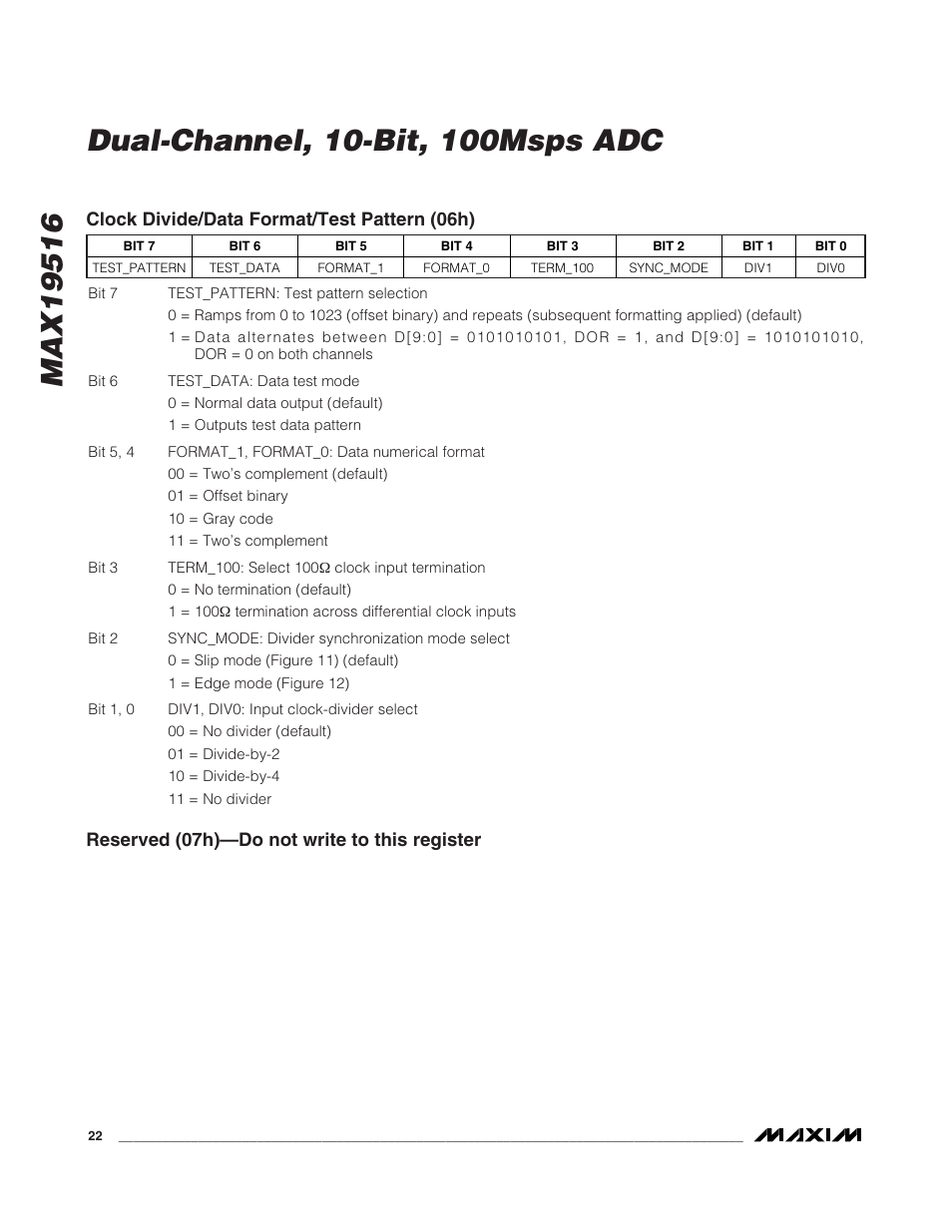 Rainbow Electronics MAX19516 User Manual | Page 22 / 34