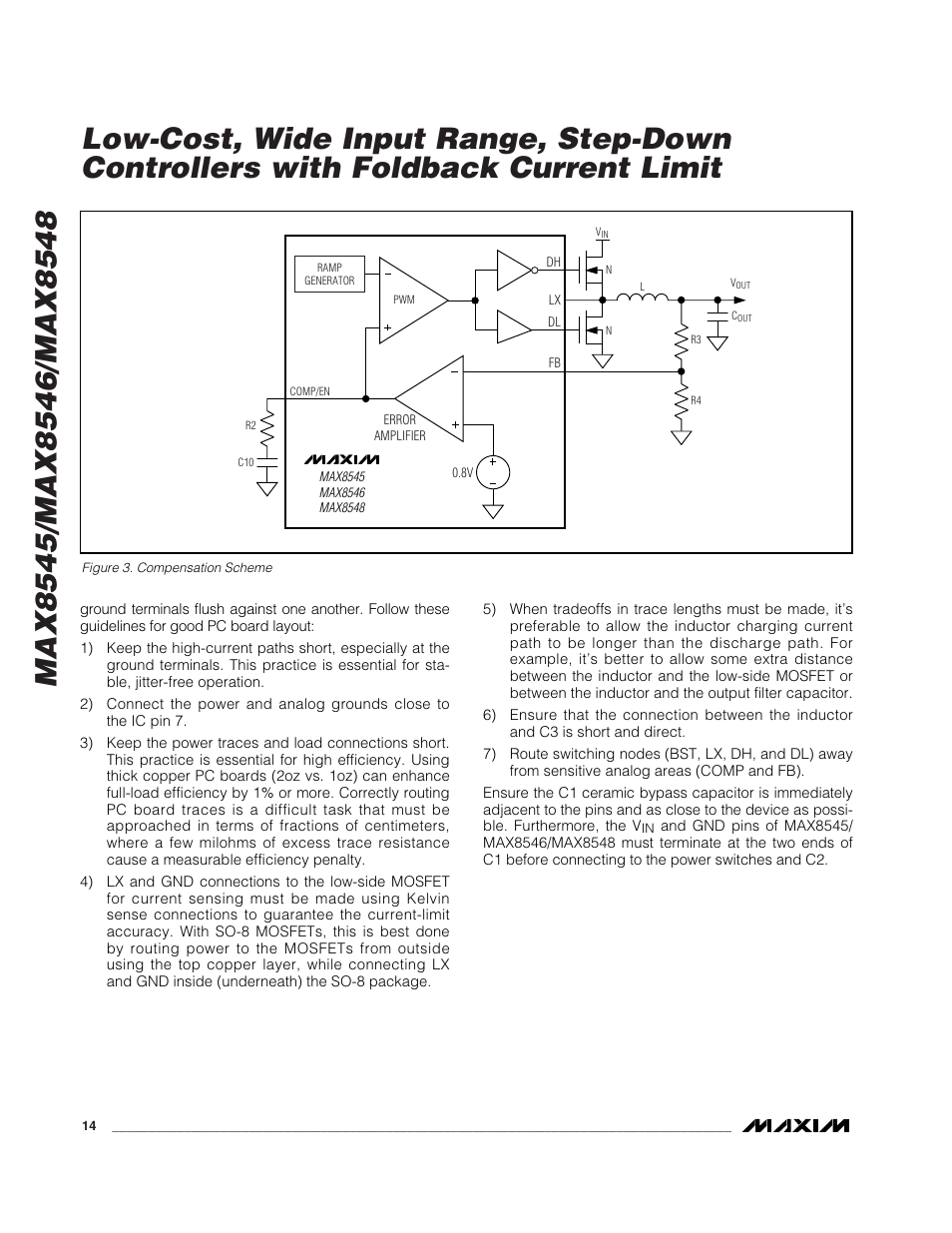Rainbow Electronics MAX8548 User Manual | Page 14 / 18