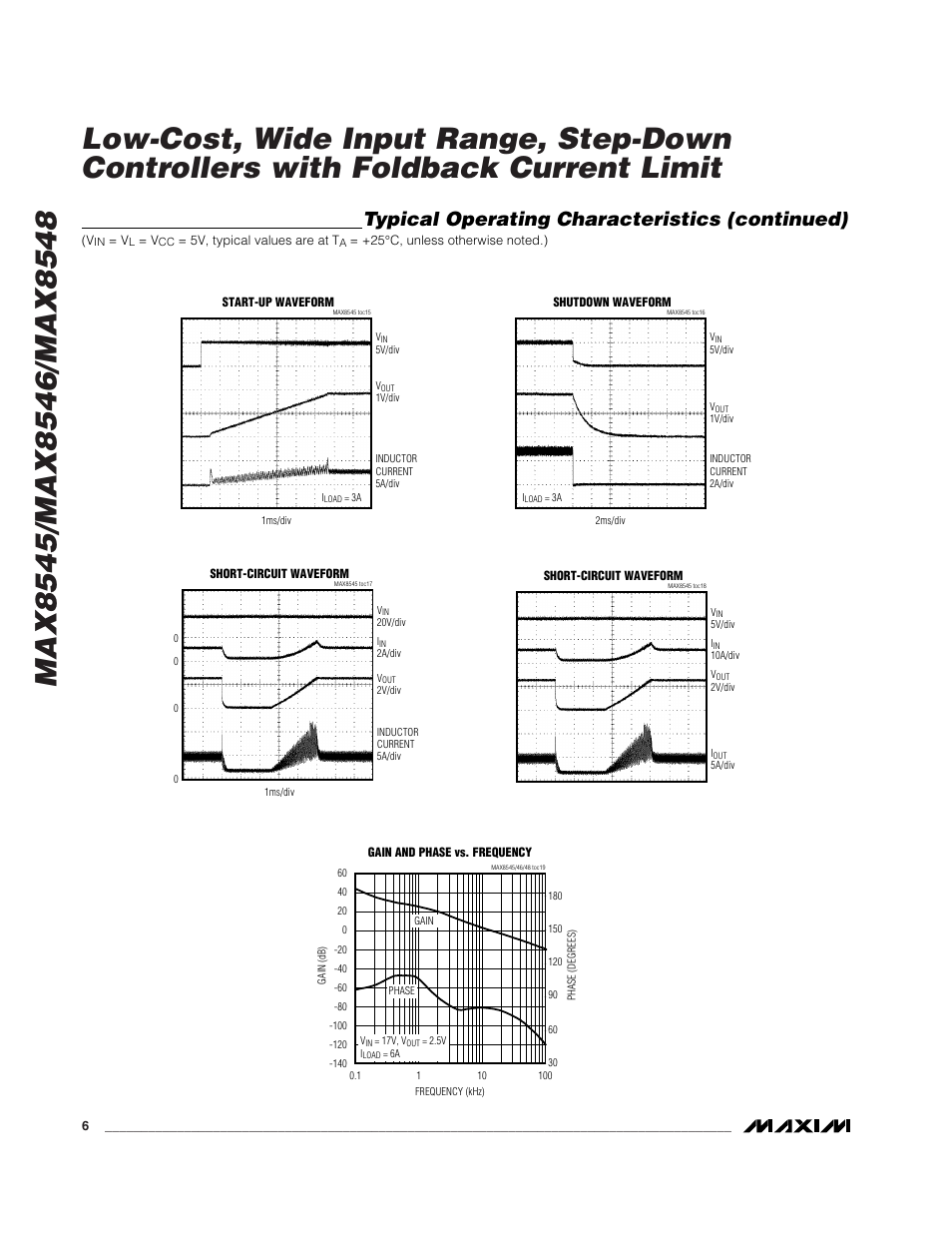Typical operating characteristics (continued) | Rainbow Electronics MAX8548 User Manual | Page 6 / 18