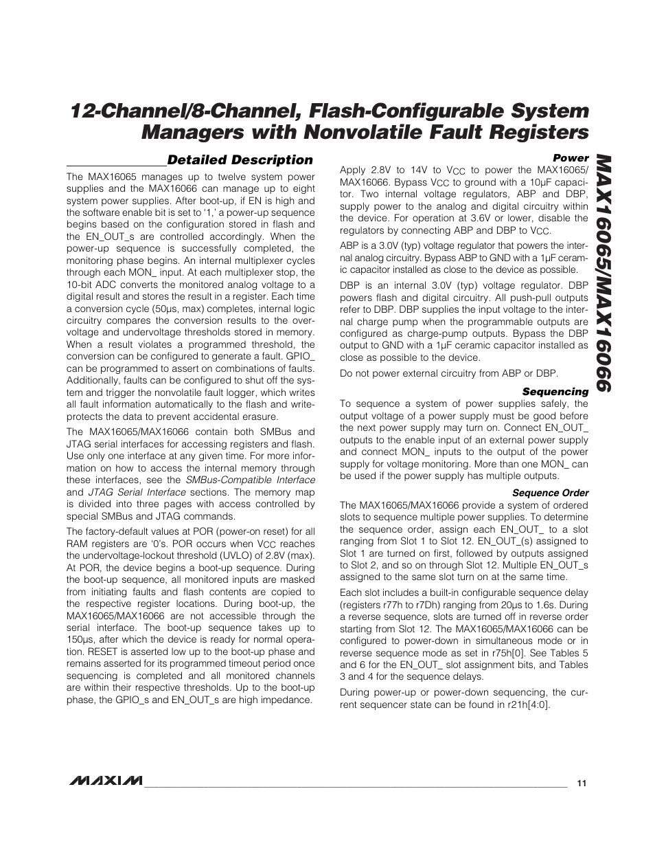 Rainbow Electronics MAX16066 User Manual | Page 11 / 61