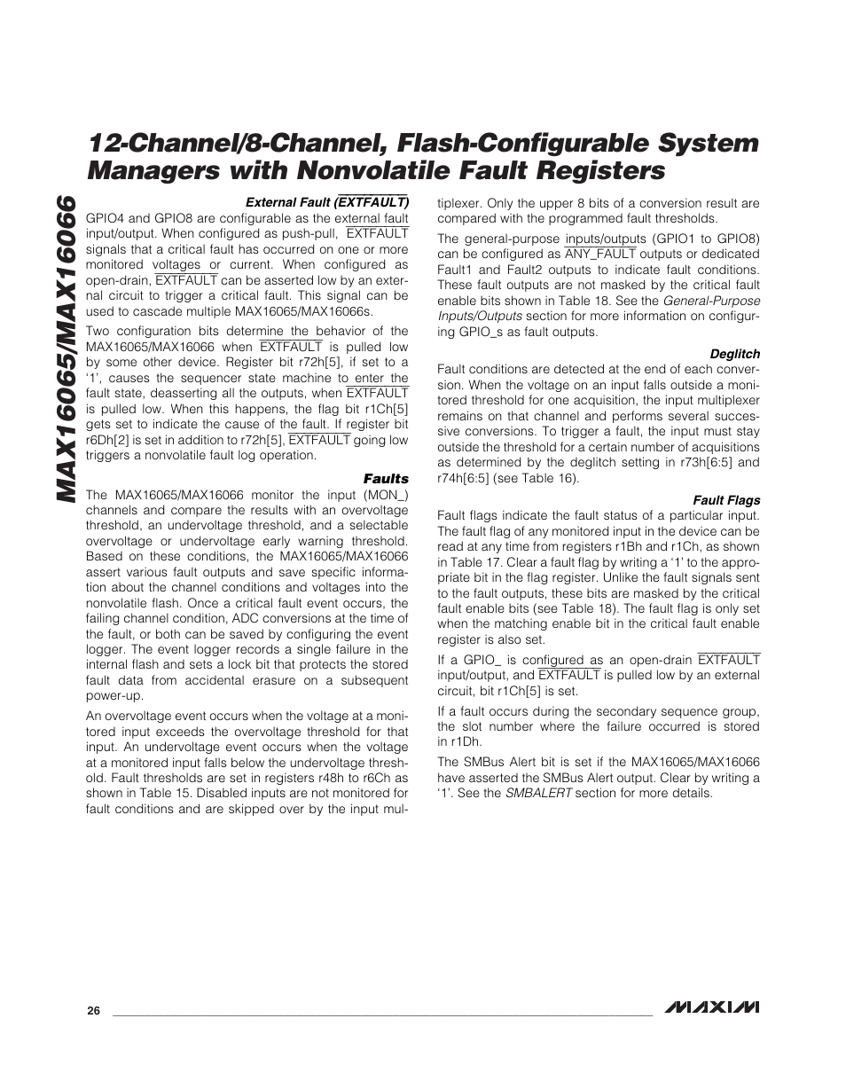 Rainbow Electronics MAX16066 User Manual | Page 26 / 61